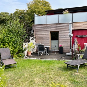 Apartment Findling - Terrasse - Kunsthof Salsitz Lohme Rügen