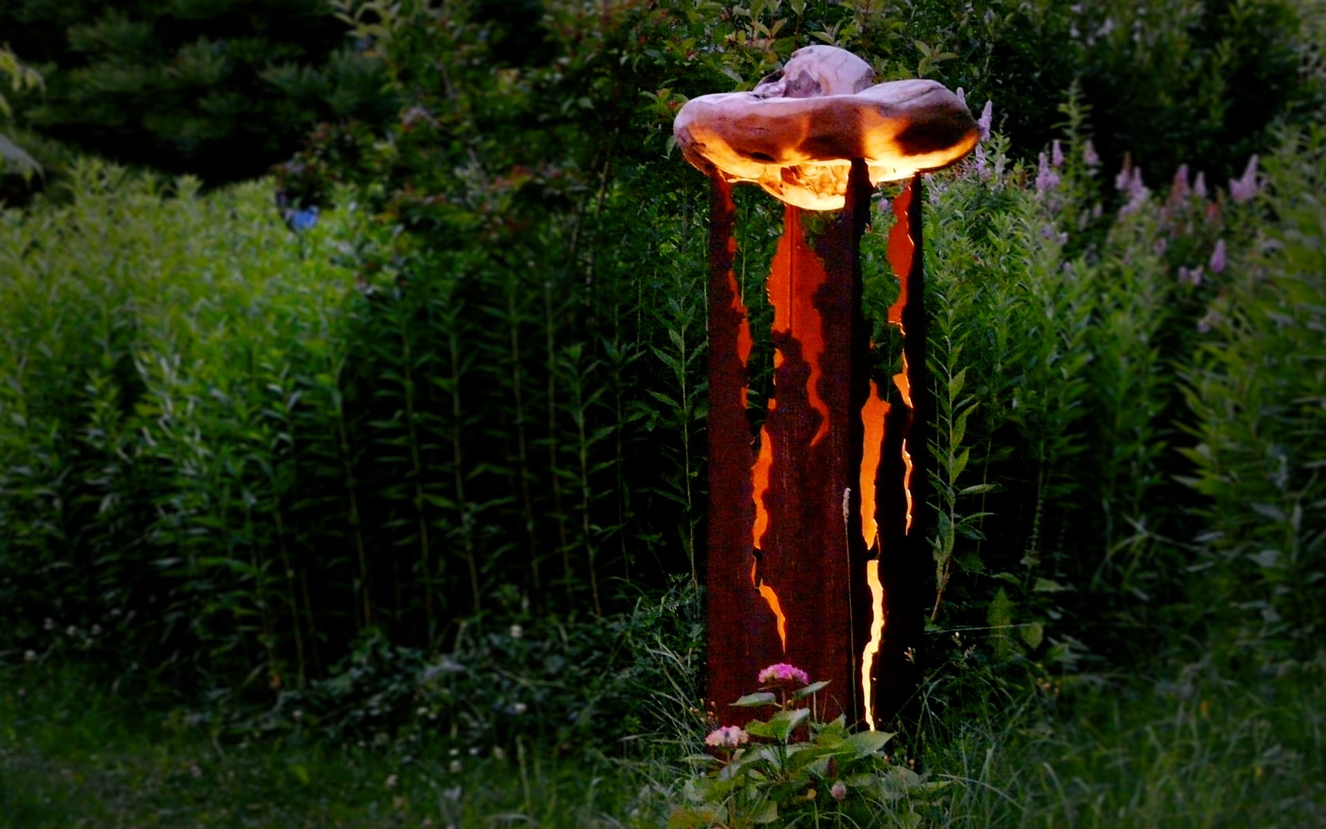 leuchtobjekt uwe piontkowski kunsthof salsitz